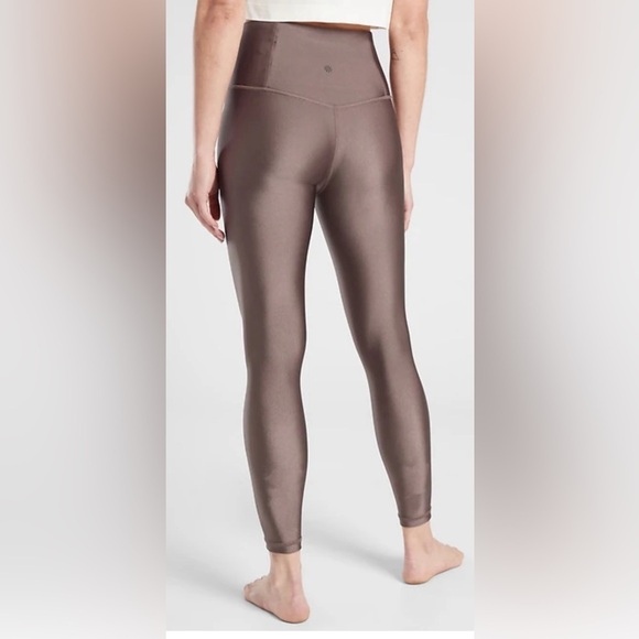 NWOT Athleta Elation Shine Tights in Coffee House - Picture 5 of 6
